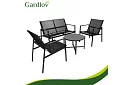 Záhradný nábytok MORENO – stôl + 2 stoličky + pohovka