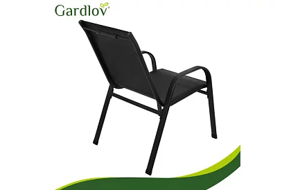 Sada záhradných stoličiek – 4 stoličky na terasu, balkón, záhradu