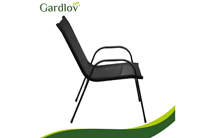 Sada záhradných stoličiek – 4 stoličky na terasu, balkón, záhradu