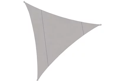 Stínící slnečná plachta trojuholník 4 × 4 × 4 m – šedá