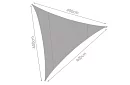 Stínící slnečná plachta trojuholník 4 × 4 × 4 m – šedá