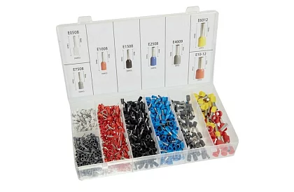 Krimpovacie kliešte na dutinky 0,25–10 mm2 + sada 1200 dutiniek