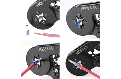 Krimpovacie kliešte na dutinky 0,25–10 mm2 + sada 1200 dutiniek