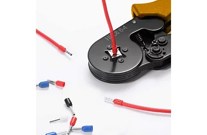 Krimpovacie kliešte na dutinky 0,25–10 mm2 + sada 1200 dutiniek