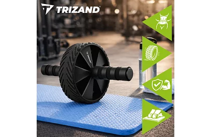 Kolečko na cvičenie brušných svalov + podložka pod kolená