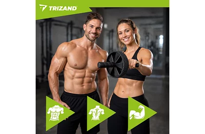 Kolečko na cvičenie brušných svalov + podložka pod kolená