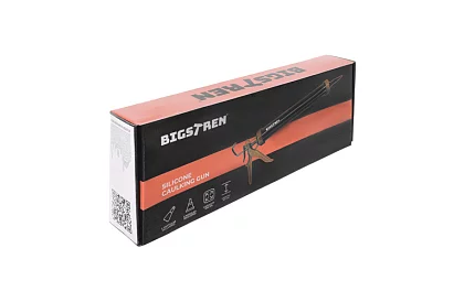 Vytláčacia pištoľ na tmel 600 ml + 5 trysiek + 5 špachtlí