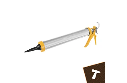 Vytláčacia pištoľ na tmel 600 ml + 5 trysiek + 5 špachtlí