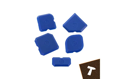 Vytláčacia pištoľ na tmel 600 ml + 5 trysiek + 5 špachtlí