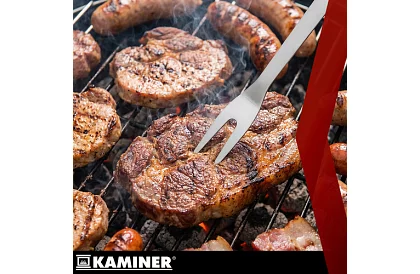 Grilovacie náradie z nehrdzavejúcej ocele - 5-dielna sada