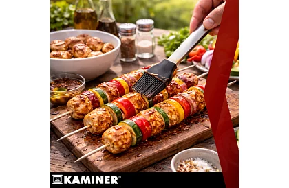 Grilovacie náradie z nehrdzavejúcej ocele - 5-dielna sada