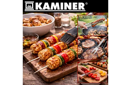 Grilovacie náradie z nehrdzavejúcej ocele - 5-dielna sada