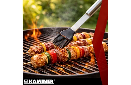 Grilovacie náradie z nehrdzavejúcej ocele - 3-dielna sada