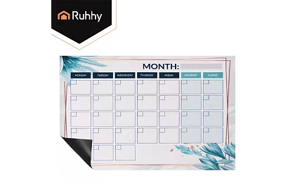 Magnetický plánovač na chladničku 30 × 40 cm