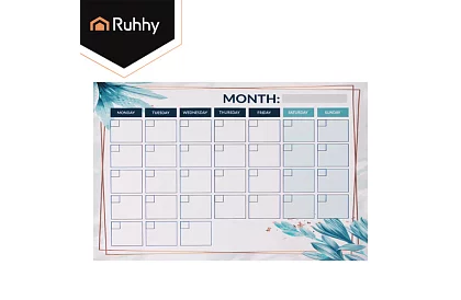 Magnetický plánovač na chladničku 30 × 40 cm