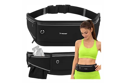 Bežecká športová ľadvinka TRIZAND – čierna