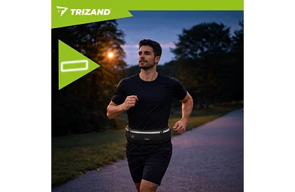 Bežecká športová ľadvinka TRIZAND – čierna