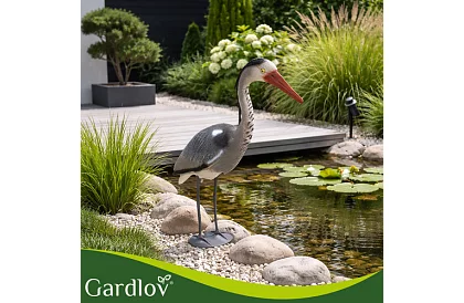 Záhradná dekorácia – volavka 66 cm