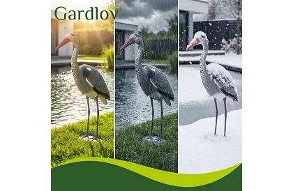 Záhradná dekorácia – volavka 66 cm