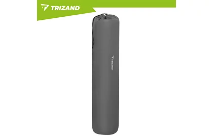 Skladacie rybárske kreslo s podrúčkami - šedočierne