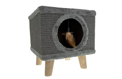 Škrabadlo a pelíšek pre mačky 38 × 32 × 32 cm