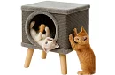 Škrabadlo a pelíšek pre mačky 38 × 32 × 32 cm