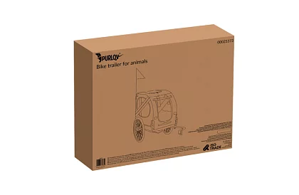 Vozík za kolo pre transport zvierat – do 40 kg