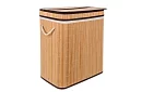 Bambusový kôš na prádlo – dvojkomorový 100 L