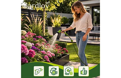 Nástenný naviják na hadicu – automatický bubon s hadicou 20 m