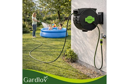 Nástenný naviják na hadicu – automatický bubon s hadicou 20 m