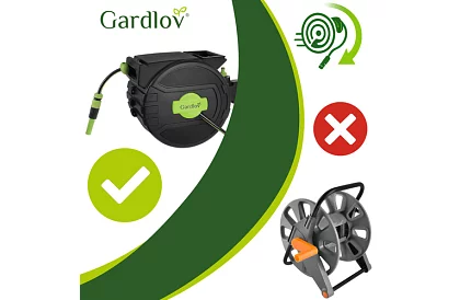 Nástenný naviják na hadicu – automatický bubon s hadicou 20 m