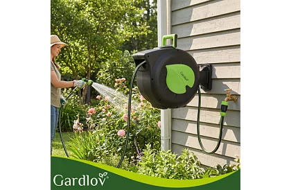 Nástenný naviják na hadicu – automatický bubon s hadicou 30 m