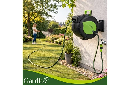 Nástenný naviják na hadicu – automatický bubon s hadicou 30 m