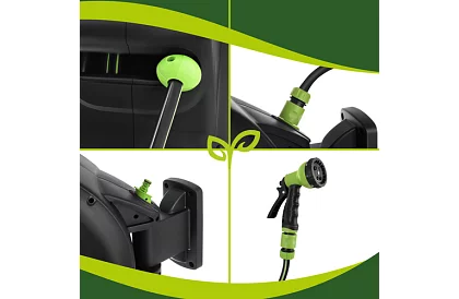 Nástenný naviják na hadicu – automatický bubon s hadicou 30 m