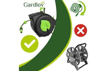 Nástenný naviják na hadicu – automatický bubon s hadicou 30 m