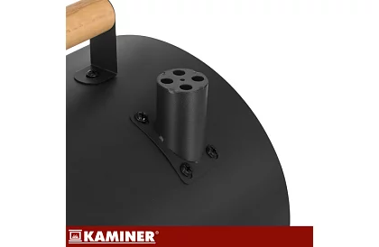 Kempingový gril na drevené uhlie – 2 rošty, teplomer