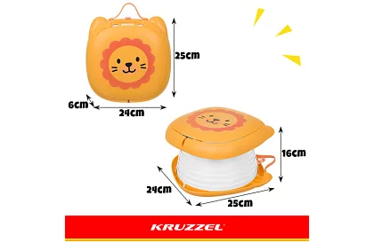 Detský cestovný skladací nočník + hygienické vrecká