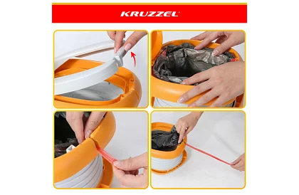 Detský cestovný skladací nočník + hygienické vrecká