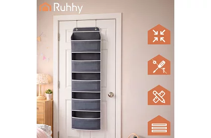 Závesný organizér na dvere – 142 × 40 × 17 cm