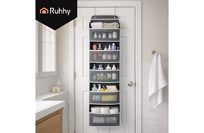 Závesný organizér na dvere – 142 × 40 × 17 cm