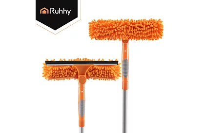 Teleskopická okenná stierka s mopom 3 v 1