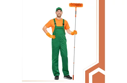 Teleskopická okenná stierka s mopom 3 v 1