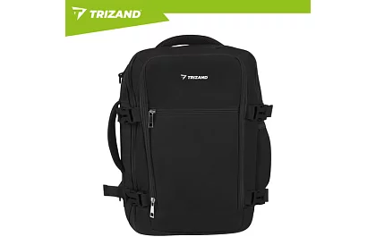 Cestovný batoh 2 v 1 – príručná batožina do lietadla 40 × 20 × 25 cm – čierny