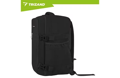 Cestovný batoh 2 v 1 – príručná batožina do lietadla 40 × 20 × 25 cm – čierny