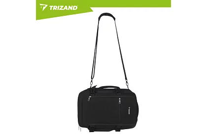 Cestovný batoh 2 v 1 – príručná batožina do lietadla 40 × 20 × 25 cm – čierny