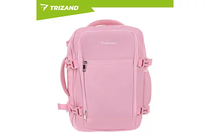 Cestovný batoh 2 v 1 – príručná batožina do lietadla 40 × 20 × 25 cm – ružový