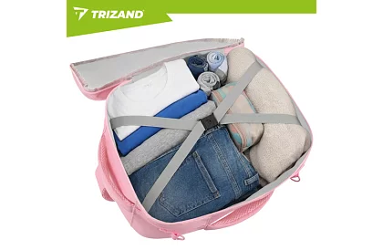 Cestovný batoh 2 v 1 – príručná batožina do lietadla 40 × 20 × 25 cm – ružový