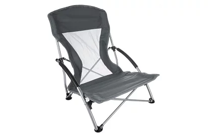 Skladacie kempingové kreslo – šedé