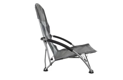Skladacie kempingové kreslo – šedé