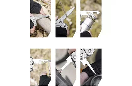 Multifunkčné kliešte – nástroj 13v1 + 11 bitov